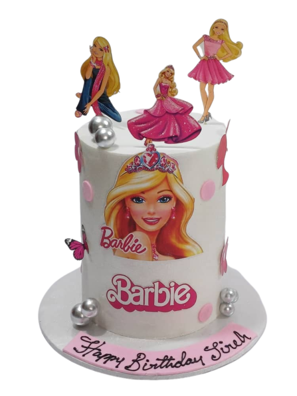 Barbie Themed Cake